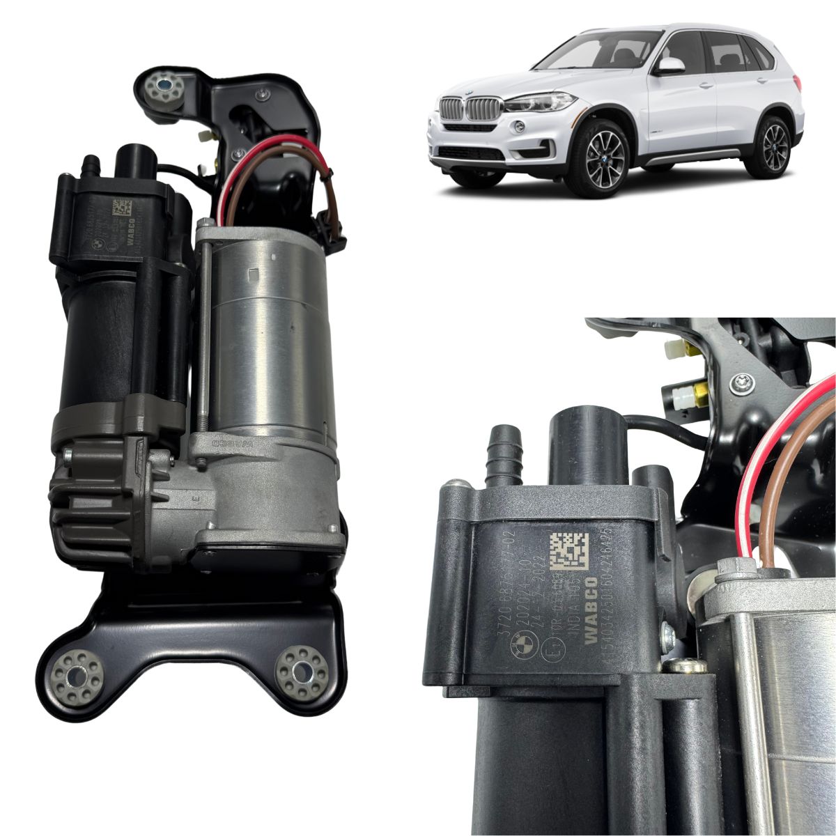 Compressor De Ar Suspensão Bmw X5 F15 F85 X6 F16 2013 A 2019