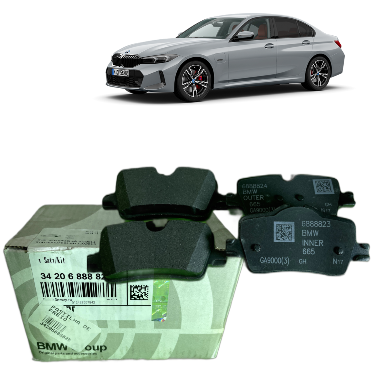 Pastilha Freio Traseira BMW G20 G21 G22 G23 2019 A 2024