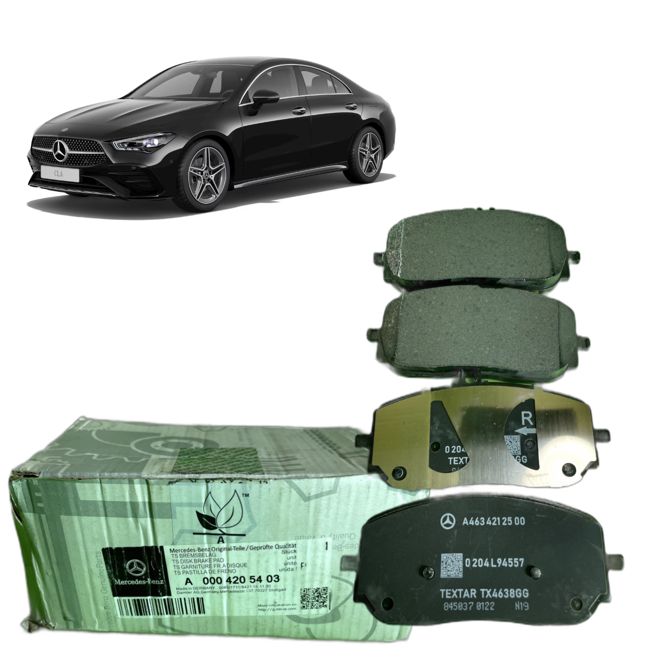 Pastilha de Freio Dianteira Mercedes-Benz CLA250 2020 a 2023