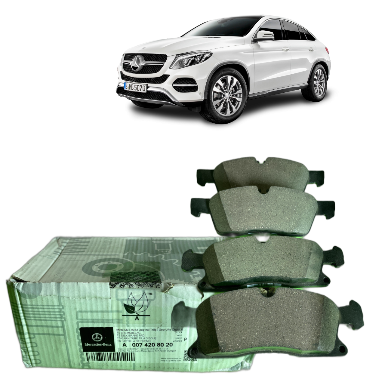 Pastilha de Freio Mercedes GLE GLS ML GL A0004203302