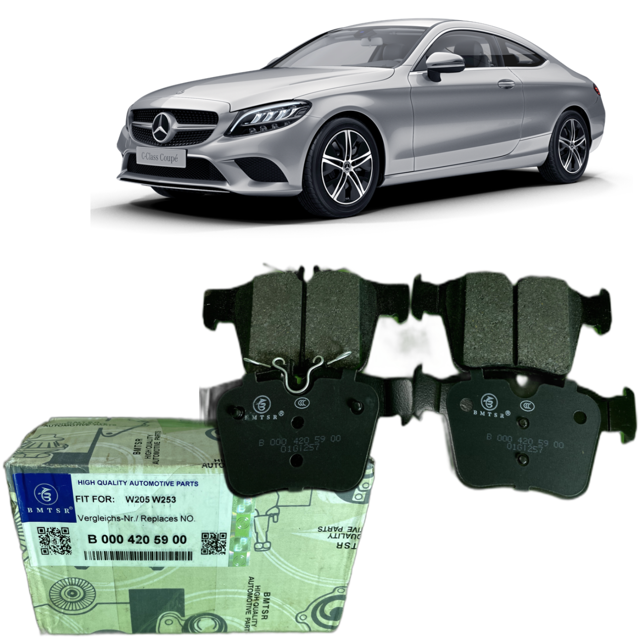 Jogo Pastilha Freio Traseira Glc 43 Amg 2016 2017 2018 2019