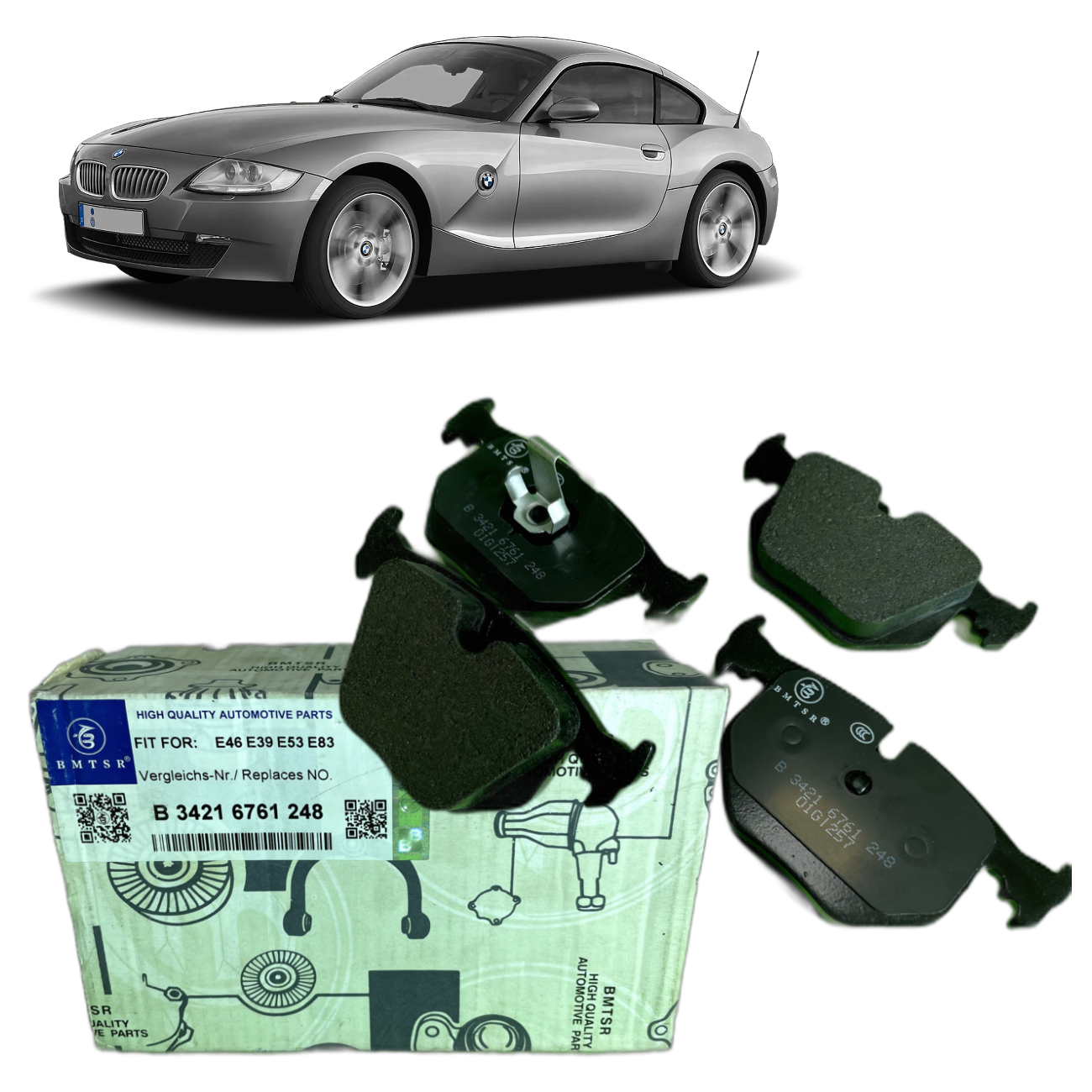 Pastilha Freio Traseira Bmw X3 2.5 2004 2005 2006 2007 2