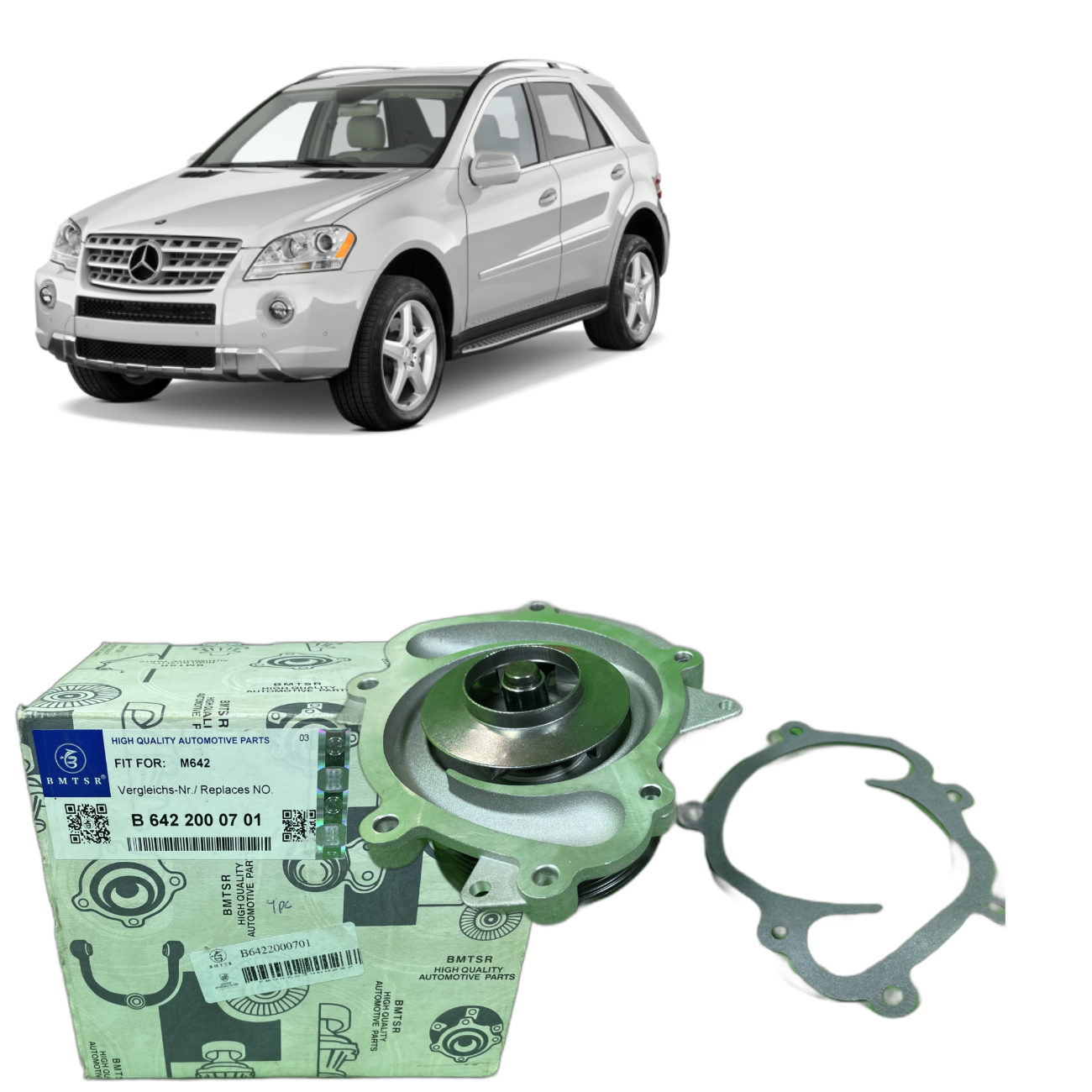 Bomba De Agua 2010-2015 Mercedes-benz Ml350 3.0